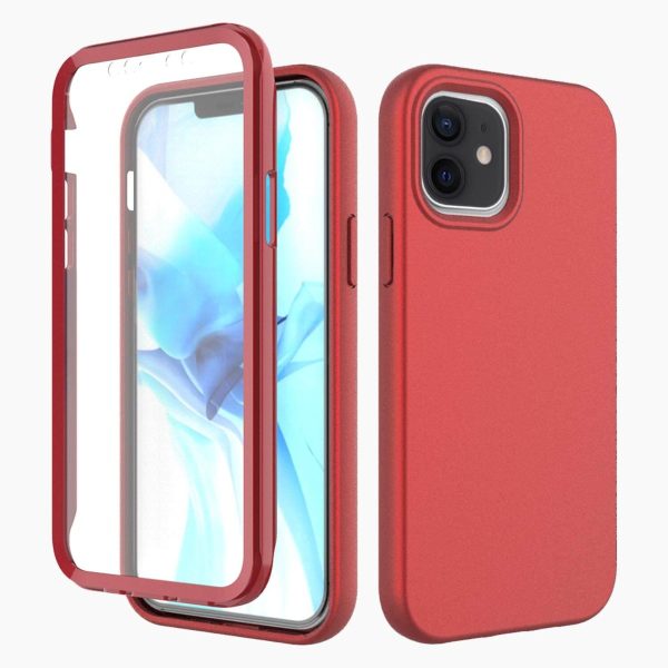 360° Case Red iPhone 12 - Afbeelding 2