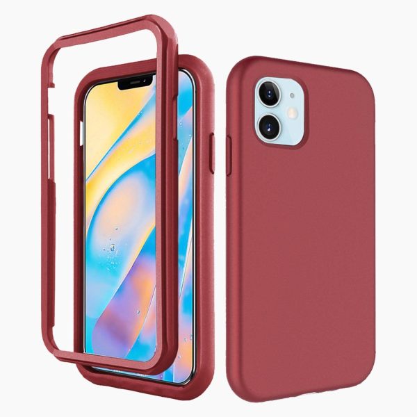 360° Case Red iPhone 12 Mini - Afbeelding 2