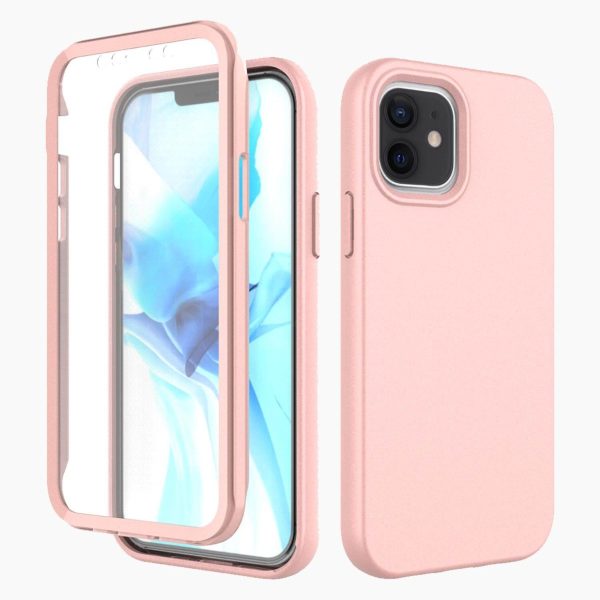 360° Case Pink iPhone 12 - Afbeelding 2