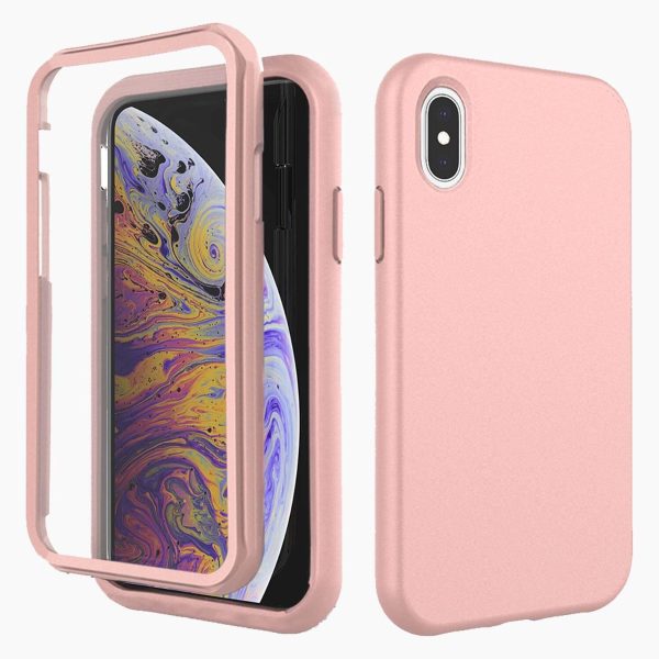 360° Case Pink iPhone X/XS - Afbeelding 2