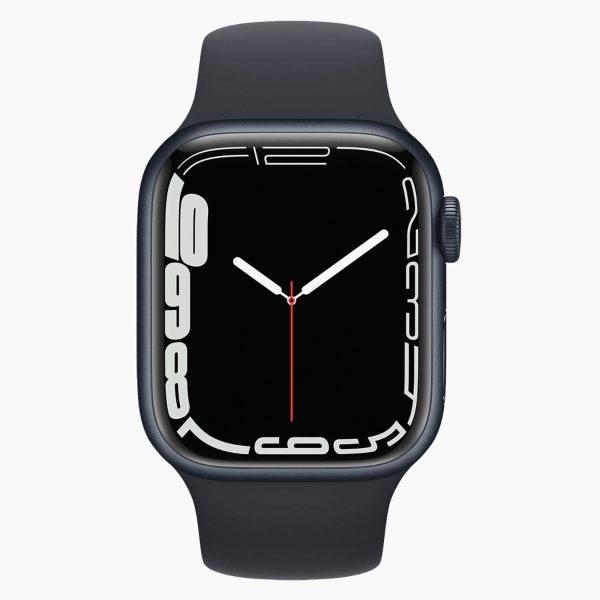 Apple Watch Series 7 41mm Aluminum Black Wifi Black Sport Band - A-grade
