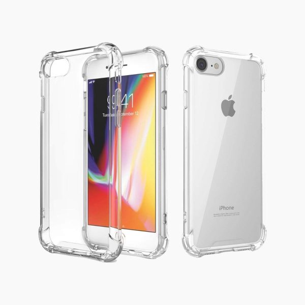 Anti Burst Case Transparent iPhone 7/8/SE2020/SE2022 - Afbeelding 2