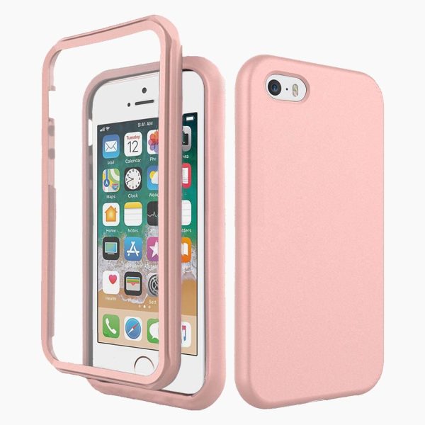 360° Case Pink iPhone SE2016 - Afbeelding 2