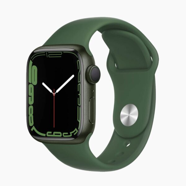 Apple Watch Series 7 41mm Aluminum Green Wifi Black Sport Band - C-grade - Afbeelding 2
