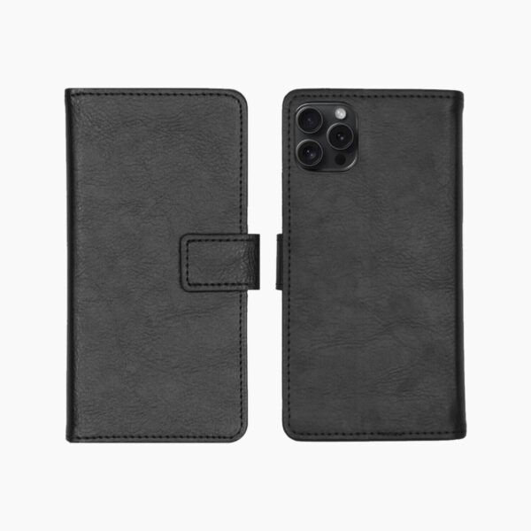 Bookcase Black iPhone 15 Pro